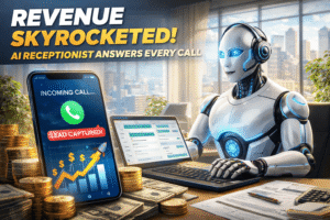 AI receptionist for small business answering calls and increasing revenue with automated lead capture in New Jersey