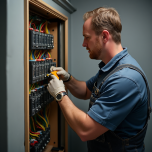 AI receptionist for electrical contractors answering service call after hours