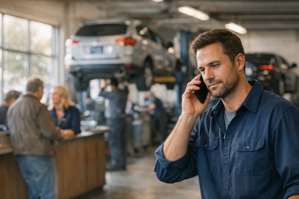Revenue recovery for auto repair shops with AI answering every customer call