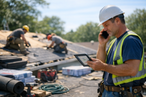 Lead capture automation for roofing contractors answering customer call in real time