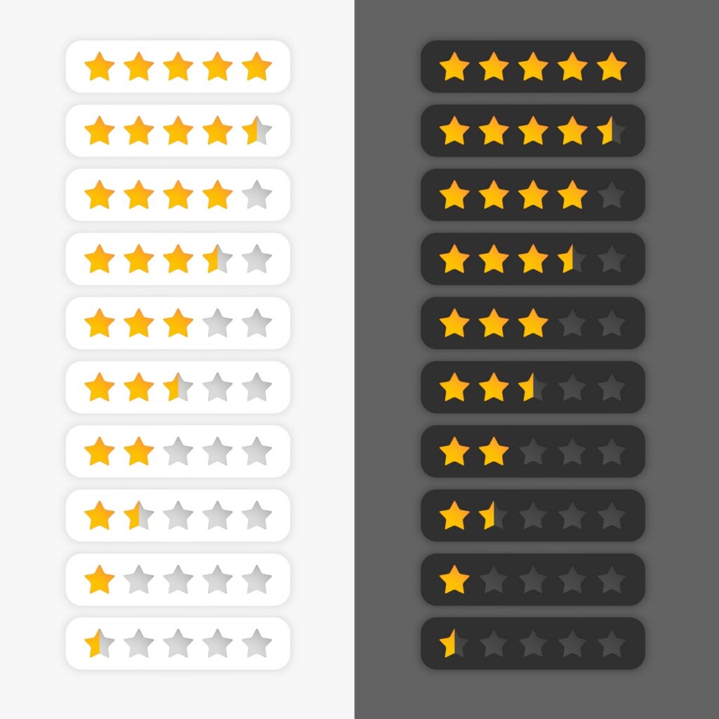 Google reviews and local SEO map pack results on a mobile phone